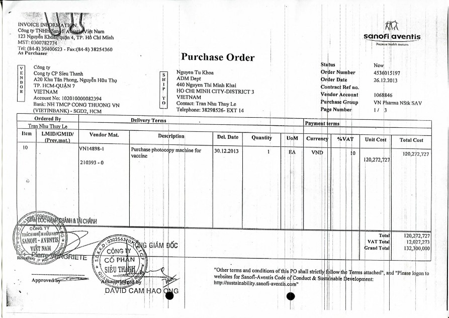 Phụ lục 2 8 Bộ chứng từ tăng TSCĐ vô hình của mã tài sản 330020 ở ví dụ 1