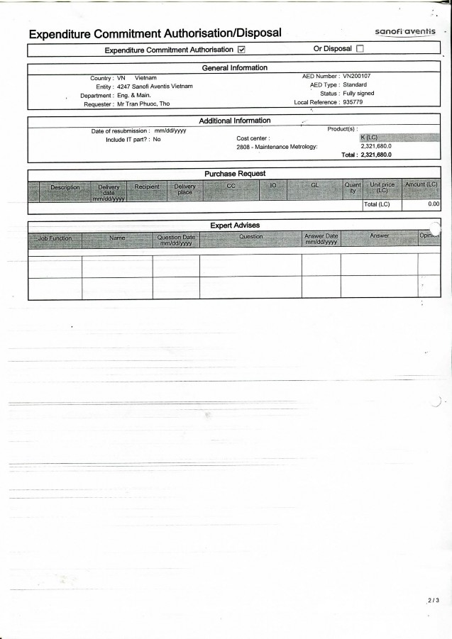 Phụ lục 2 10 Bảng kê chi tiết tăng TSCĐ SAV năm 2014 Trích bảng BẢNG KÊ CHI 3