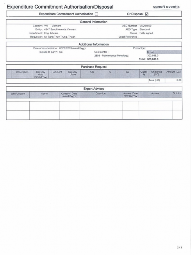 Phụ lục 2 15 Các form mẫu chứng từ được sử dụng trong công ty 5