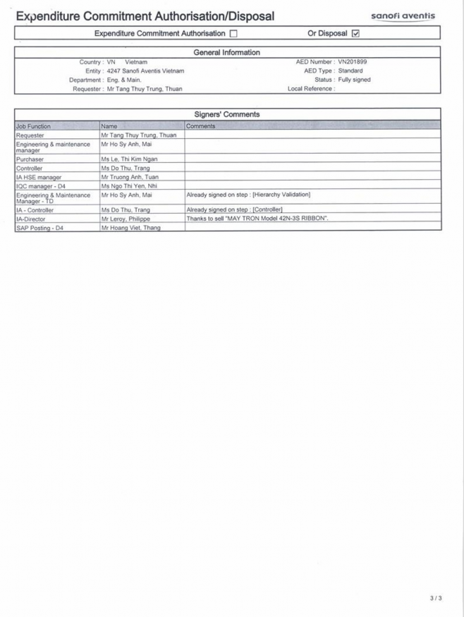 Phụ lục 2 15 Các form mẫu chứng từ được sử dụng trong công ty 6