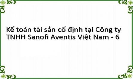 Tổ Chức Bộ Máy Kế Toán Tại Công Ty Tnhh Sanofi-Aventis Việt Nam.