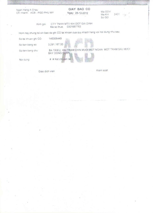 Kế toán thu nhập chi phí và xác định kết quả kinh doanh tại Công ty TNHH MTV Khí đốt gia đình 12 8