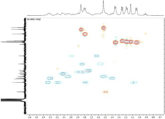 1 4 Phổ giãn HMBC của hợp chất GS1 5
