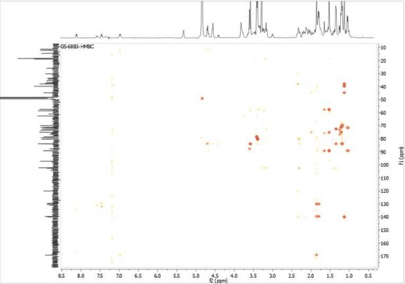 2 6 Phổ COSY của hợp chất GS2 2 7 Phổ ROESY của hợp chất GS2 3 Phụ lục phổ 32