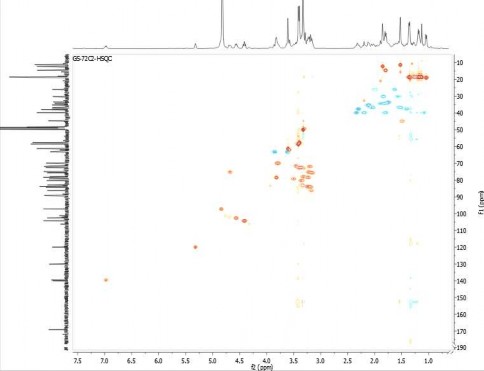 5 5 Phổ HMBC của hợp chất GS5 5 6 Phổ COSY của hợp chất GS5 6 Phụ lục phổ 4