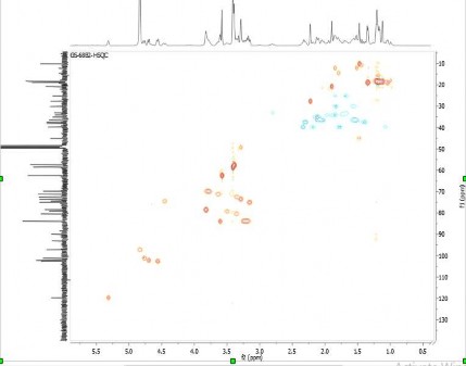 7 5 Phổ HMBC của hợp chất GS7 8 Phụ lục phổ của hợp chất GS8 Verticilloside M 4