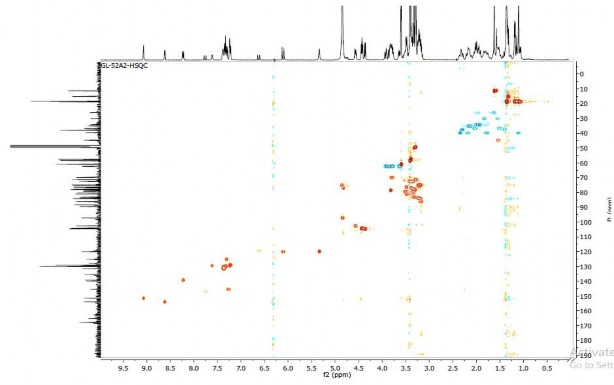 18 5 Phổ HMBC của hợp chất GL2 18 6 Phổ COSY của hợp chất GL2 18 7 Phổ ROESY 3