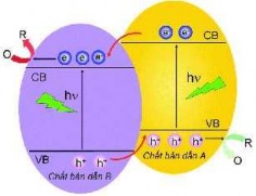 Hình 1 2 Cơ chế quang xúc tác của vật liệu biến tính 12 Trong những năm gần 2