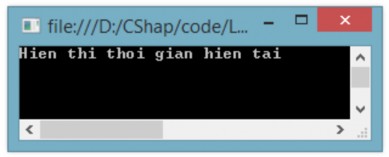 Hình 3 12 Kết quả chương trình ví dụ 3 12 Lớp ThoiGian chỉ có một phương 1