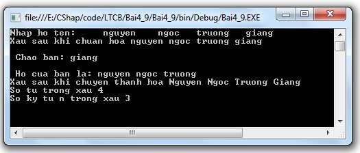 Hình 3 25 Kết quả chương trình bài 3 9 Bài 3 10 Lập chương trình thực hiện các 2