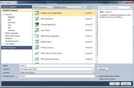 Hình 4 2 Các bước tạo ứng dụng Windows Forms Application Sau khi click ―Ok‖ Visual 4