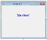 Hình 4 11 Thay đổi Font và màu chữ của điều khiển label1 Bước 4 Thêm nút 15