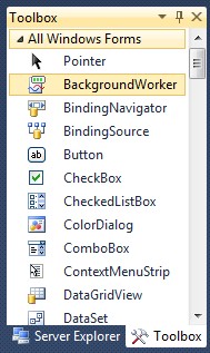 Hình 4 4 Cửa sổ Toolbox Bên phải là cửa sổ Cửa sổSolutionExplorer Hiển thị 2