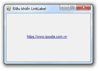 Hình 4 18 Ví dụ về điều khiển LinkLabel Khi kích chuột vào điều khiển 4