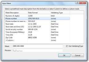 Hình 4 22 Một số định dạng cho thuộc tính Mask Sự kiện Sự kiện Mô tả 2