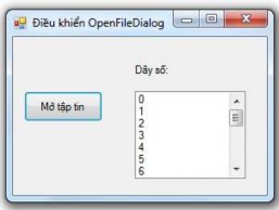 Hình 4 43 Giao diện ví dụ 4 18 Khi kích chuột vào nút ―Mở tập tin‖ thực 17