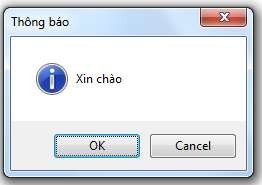 Hình 4 38 Hộp thoại MessageBox có thêm tùy chỉnh biểu tượng Để lựa chọn nút 8