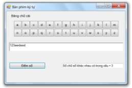 Hình 4 49 Giao diện bài tập Bàn phím ký tự Bài 4 6 Lập chương trình thực hiện 7