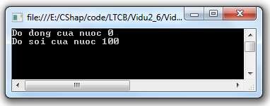 Hình 2 2 Kết quả chương trình ví dụ 2 6 Ghi chú Trong chương trình nếu có 2