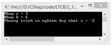 Hình 2 9 Kết quả chương trình ví dụ 2 11 3 Câu lệnh if lồng nhau Các câu lệnh 3