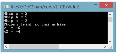 Hình 2 10 Kết quả chương trình ví dụ2 12 2 5 2 Câu lệnh switch Cú pháp switch 1