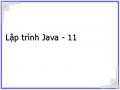 Lập trình Java - 11