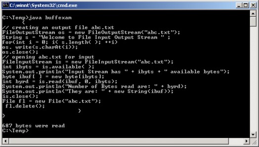 Hình 3 6 Kết quả chạy ví dụ 3 27 3 3 7 Lớp Reader và Writer Đây là các lớp 3