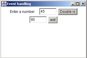 Hình 4 16 Kết quả chạy ví dụ 4 13 Java awt Event Hình 4 17 sau đây chỉ ra một 1