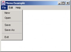 Hình 4 23 Kết quả chạy ví dụ 4 14 Một menu có thể chứa các menu con Khi bạn 2