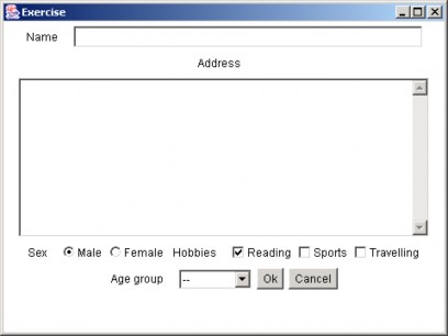 2 Sửa bài tập 1 để có giao diện như sau 4