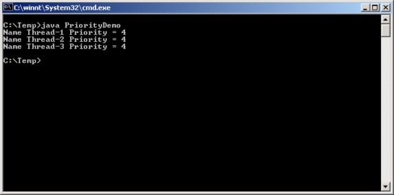 Hình 6 3 Kết quả chạy ví dụ 6 3 6 7 Luồng chạy ngầm Một chương trình Java 1