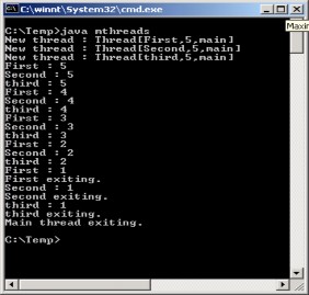 Tạo 3 luồng và một luồng chính trong main Thực thi mỗi luồng như một 4