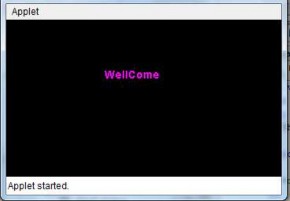 5 Sử dụng Java Awt Java Applet Thread vẽ ra màn hình dòng chữ Java Applet màu 6