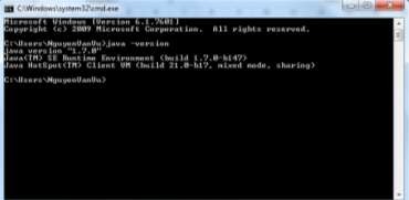 Hình 1 17 Màn hình Command Prompt 1 2 Ngôn ngữ lập trình Java 1 2 1 Mở đầu lập 8