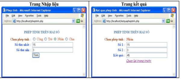 12 Viết hàm kiểm tra dữ liệu nhập vào kiểm tra ở trang kết quả Nếu dữ 2