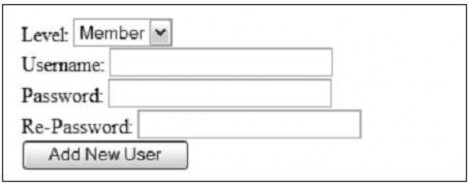 Hình 3 9 Giao diện trang thêm thành viên form action add user php 1