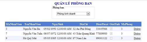 Giao diện trang qlpb php 2 Tạo một ứng dụng Web cơ bản cho phép quản lý album 4