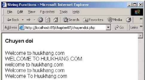 Hình 2 10 Chuyển đổi chuỗi 2 6 4 Hàm tách và kết hợp chuỗi Để tách hay kết 1