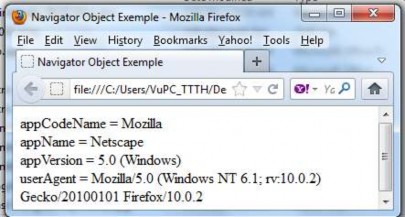 Hình 3 3 Minh hoạ cho đối tượng Navigator 2 Đối tượng window Đối tượng 1