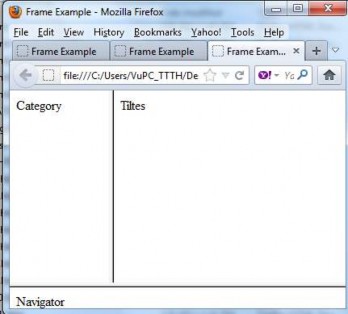 Hình 3 5 Kết quả việc tạo frame trong 5 Đối tượng document Đối tượng này 2