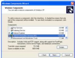 Hình 4 4 Vị trí của IIS Nhấn Next Hình 4 5 Tiến trình cài đặt Trong quá trình 10