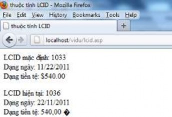 Hình 4 13 Kết quả chạy file LCID asp SessionID Thuộc tính SessionID trả về một 2