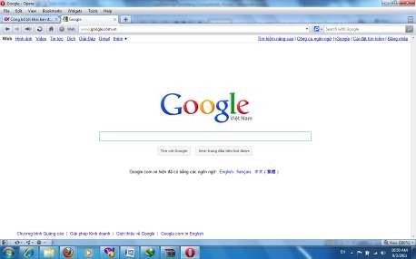 Hình 1 4 Trình duyệt web Opera 11 Năm 1998 Netscape triển khai Mozilla Foundation trong 3