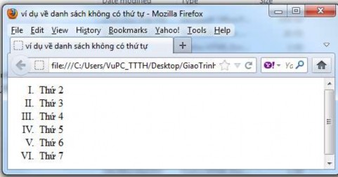 Hình 2 15 Kết quả chạy file ví dụ 2 10 với type I 2 11 3 Danh sách định nghĩa 5