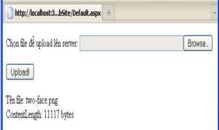 Minh Họa Sử Dụng Điều Khiển Htmlinputfile