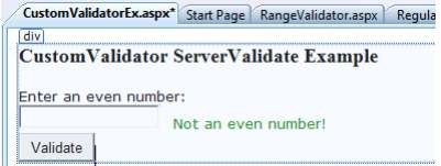 Hình 3 48 Giao diện trang CustomValidatorEx aspx Kết quả thực thi sau khi nhập giá 3