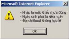 Hình 3 50 Thông báo lỗi xuất hiện qua cửa sổ MessageBox ShowSummary Qui định 5