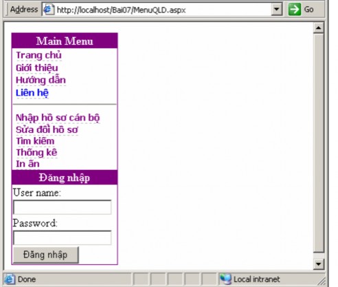 Hình 3 56 Giao diện trang quản lý cán bộ sử dụng UCC Ví dụ Tạo một textbox 2