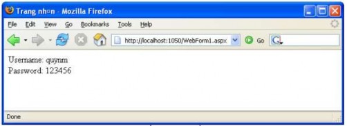 Hình 3 61 Kết quả nhận được và Code xử lý của trang WebForm1 aspx 3 3 2 Đối 3