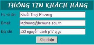 Khi người dùng click vào nút Xác nhận thì sử dụng cookie để lưu lại 21